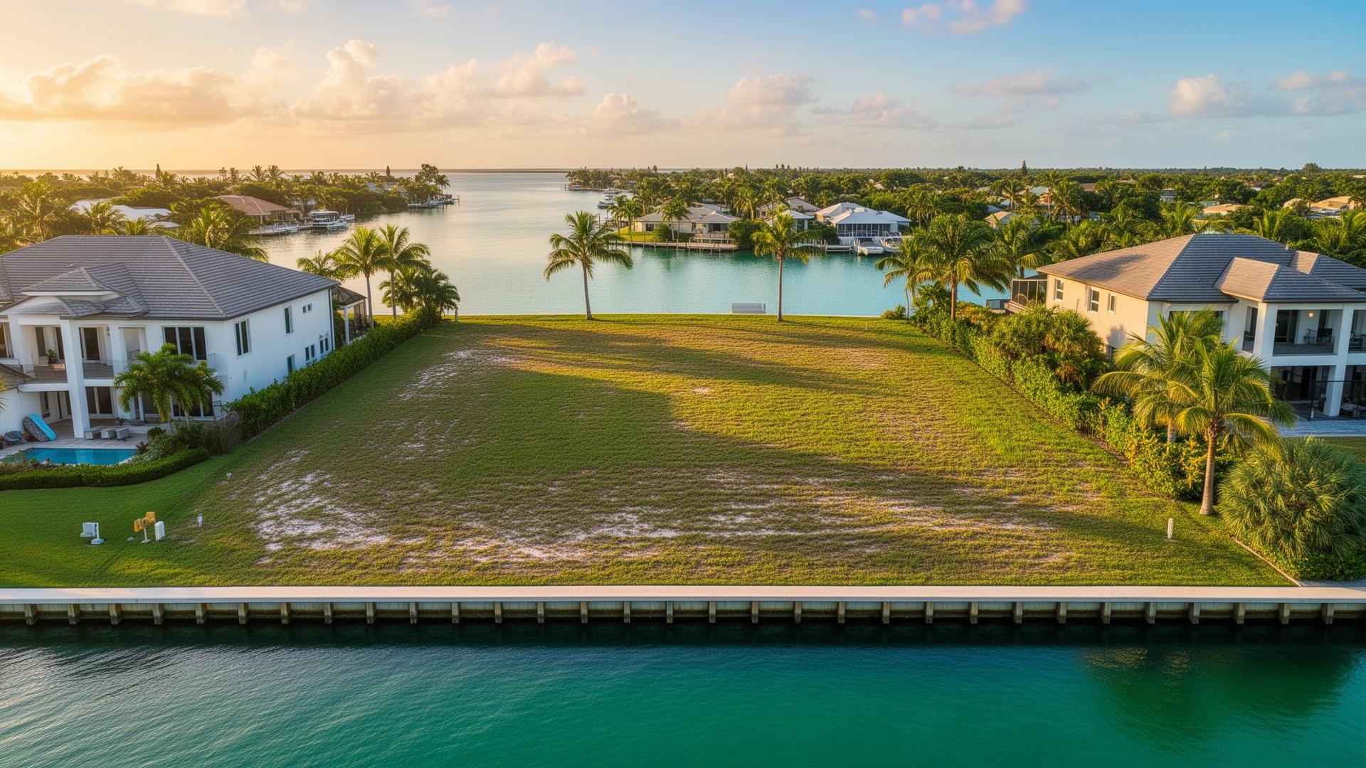 Aerial drone view of vast rolling land at golden hour